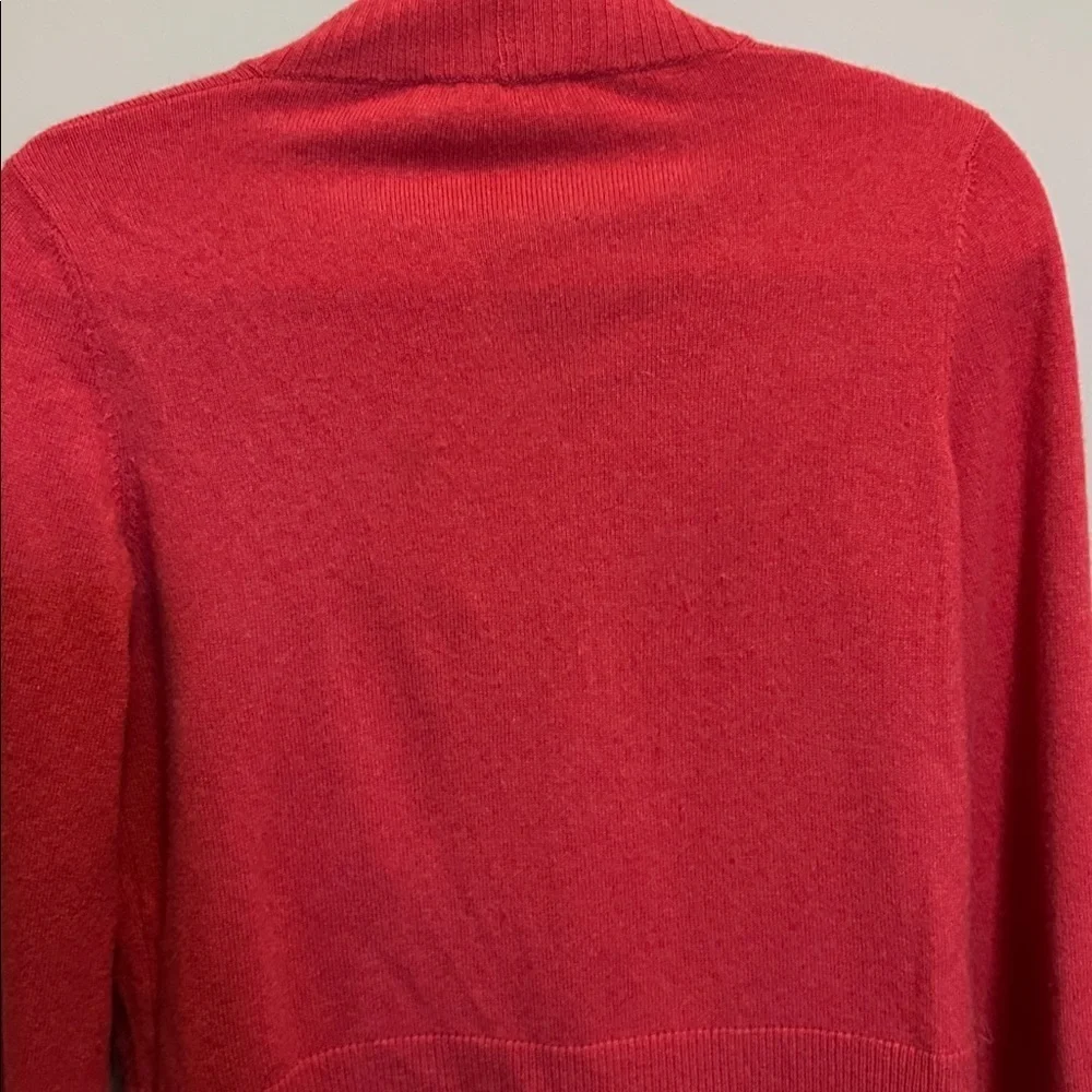 Brunello Cucinelli 100% Cashmere Red Cardigan size Medium